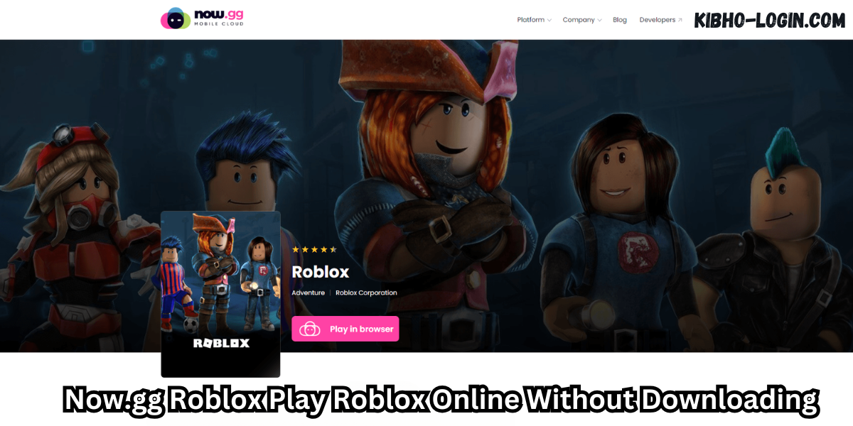 Now.gg Roblox